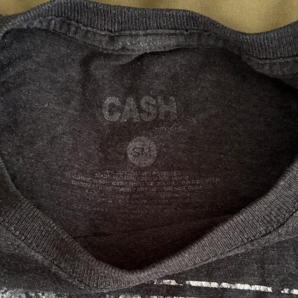 Ash Johnny Cash Graphic Tee - Dark Gray - Picture 2 of 4